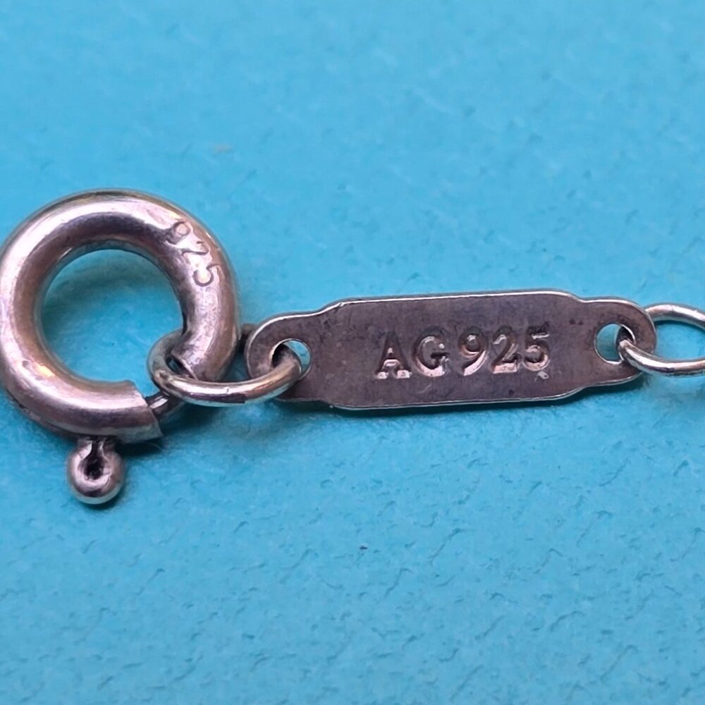 Tiffany & Co. Interlocking Circles Pendant on 15" Chain - Picture 6 of 6